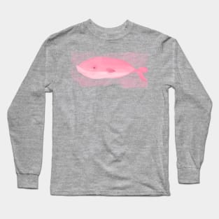 Pink whale Long Sleeve T-Shirt